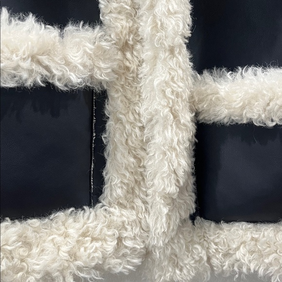 Free People Black and Cream Teddy Jacket - Picture 7 of 11